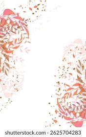 Autumn Leaves Fern Autumn Background