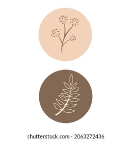 Autumn leaves. Flat design. vector illustration. Thanks giving.