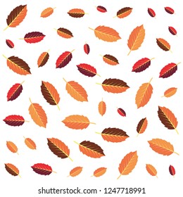 autumn leaves foliage decoration background