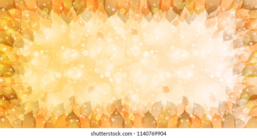 Autumn leaves autumn frame