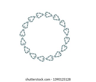 Autumn leaves frame - Vector
