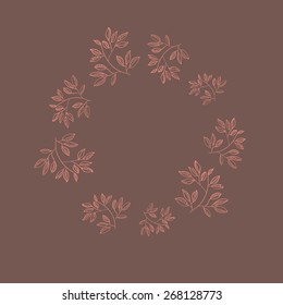 Autumn Leaves Frame Vector