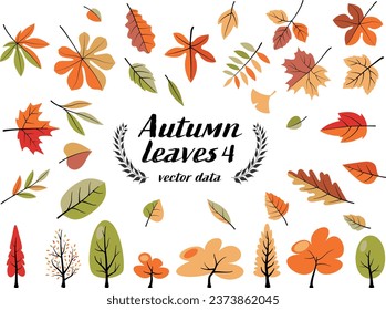 Autumn Leaves Graphic Material Set