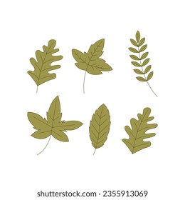 autumn leaves icon vector design element