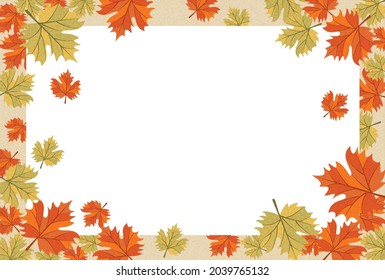 Autumn leaves image background material