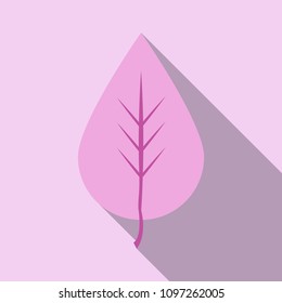 autumn leaves isolated on colour background. simple cartoon flat style, vector illustration.