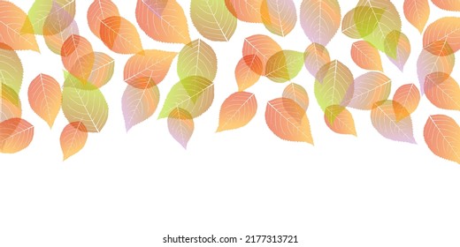 Autumn leaves Japanese pattern autumn background