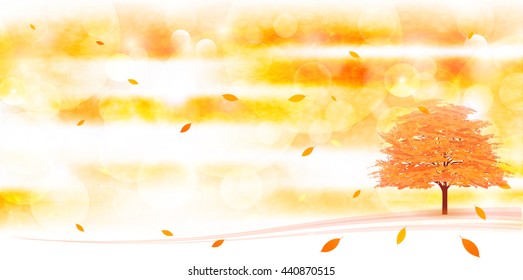 Autumn leaves autumn landscape background