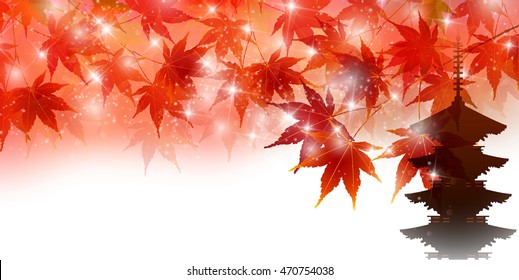 京都紅葉 のイラスト素材 画像 ベクター画像 Shutterstock