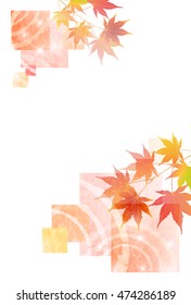 Autumn leaves autumn landscape background