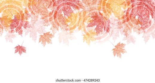 Autumn leaves autumn landscape background
