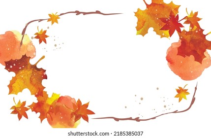 Autumn leaves leaf beautiful decorative ruled autumn background illustration