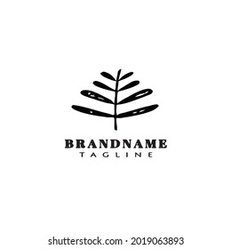 autumn leaves logo icon design template modern vector illustration
