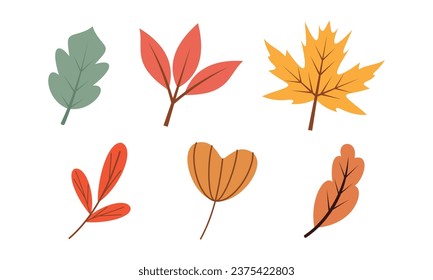Autumn leaves logo vector image
