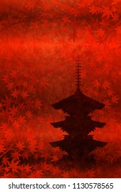 Autumn leaves Maple autumn background