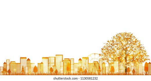 Autumn leaves Maple autumn background