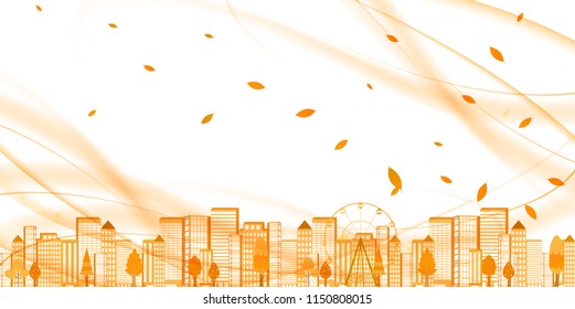 Autumn leaves Maple autumn background