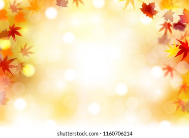  Autumn leaves Maple autumn background