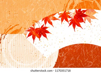 Autumn leaves Maple autumn background