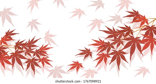Autumn leaves maple autumn background