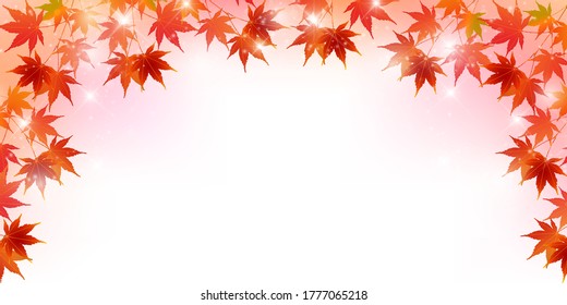 Herbstblätter Ahornherbsthintergrund
