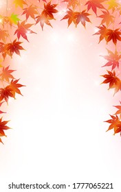 Autumn leaves maple autumn background