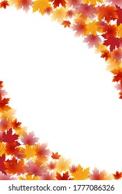 Autumn leaves maple autumn background