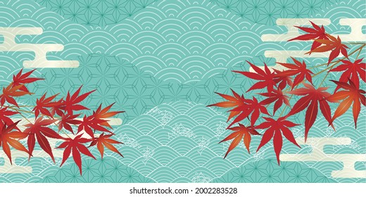 Autumn leaves maple autumn background 