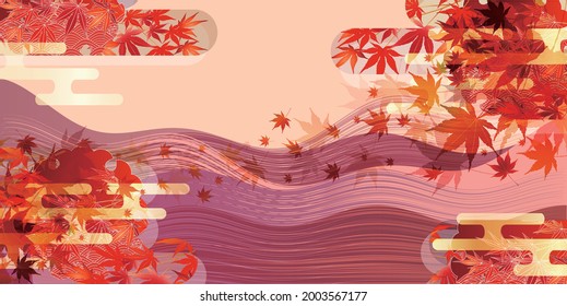 Autumn leaves maple autumn background 