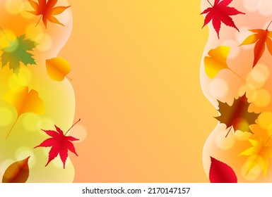 Autumn leaves maple autumn background