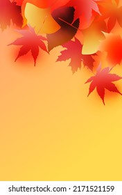 El otoño deja el fondo del otoño con arce