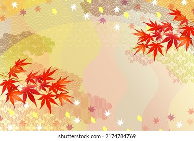 Autumn leaves maple autumn background