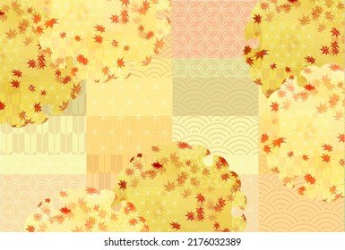 Autumn leaves maple autumn background