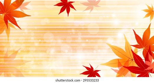 Autumn leaves maple background