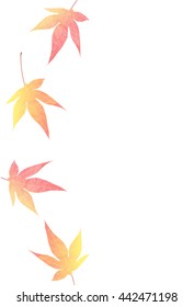 Autumn leaves maple autumn background