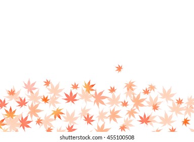 Autumn leaves maple background