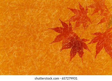 Autumn leaves maple leaf background