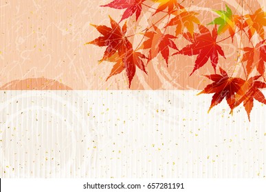 Autumn leaves maple leaf background