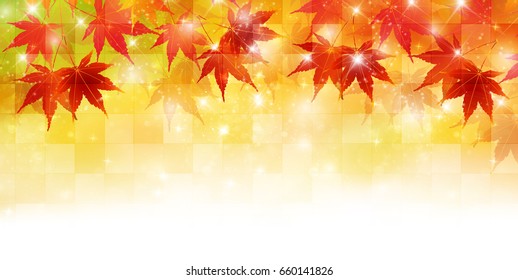 Autumn leaves maple leaf background