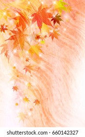 Autumn leaves maple leaf background