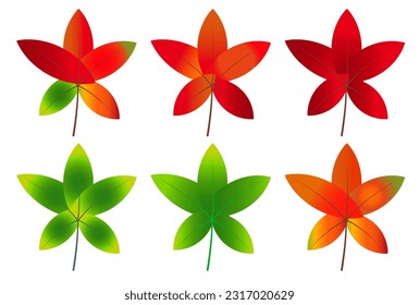 Herbst-Blätter Ahornblättersymbol