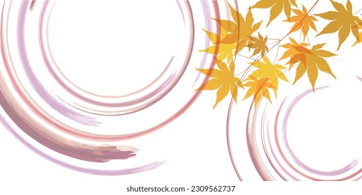 Fondo del otoño de las hojas del árbol de arce del otoño