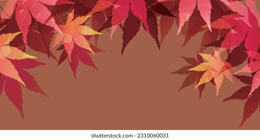 Fondo del otoño de las hojas del árbol de arce del otoño