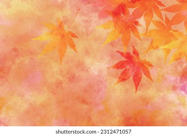 Autumn Leaves Maple Tree Autumn Background