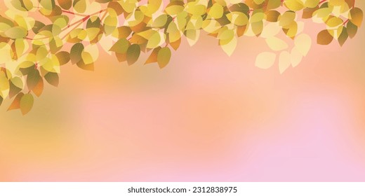 Fondo del otoño de las hojas del árbol de arce del otoño