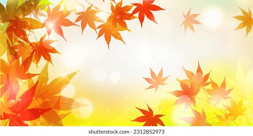 Autumn Leaves Maple Tree Autumn Background