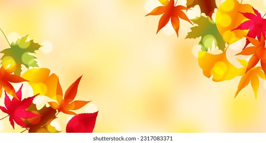 Fondo del otoño de las hojas del árbol de arce del otoño