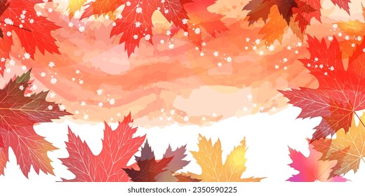 Autumn Leaves Maple Tree Autumn Background