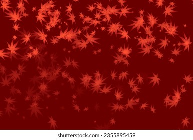Fondo del otoño de las hojas del árbol de arce del otoño