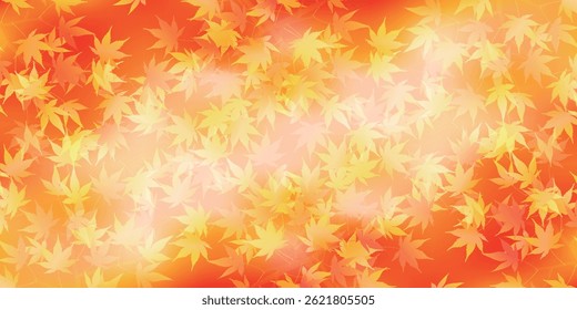 Hojas de otoño Árbol de arce Fondo de otoño